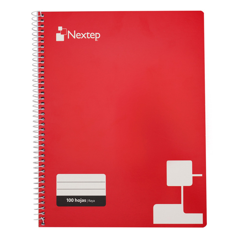 Nextep NE-007R libreta 100 hojas Rojo
