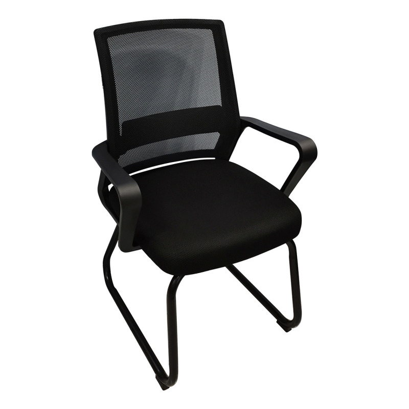 SILLA PARA VISITAS NEXTEP CON DESCANSABRAZOS TELA/MALLA NE-652N