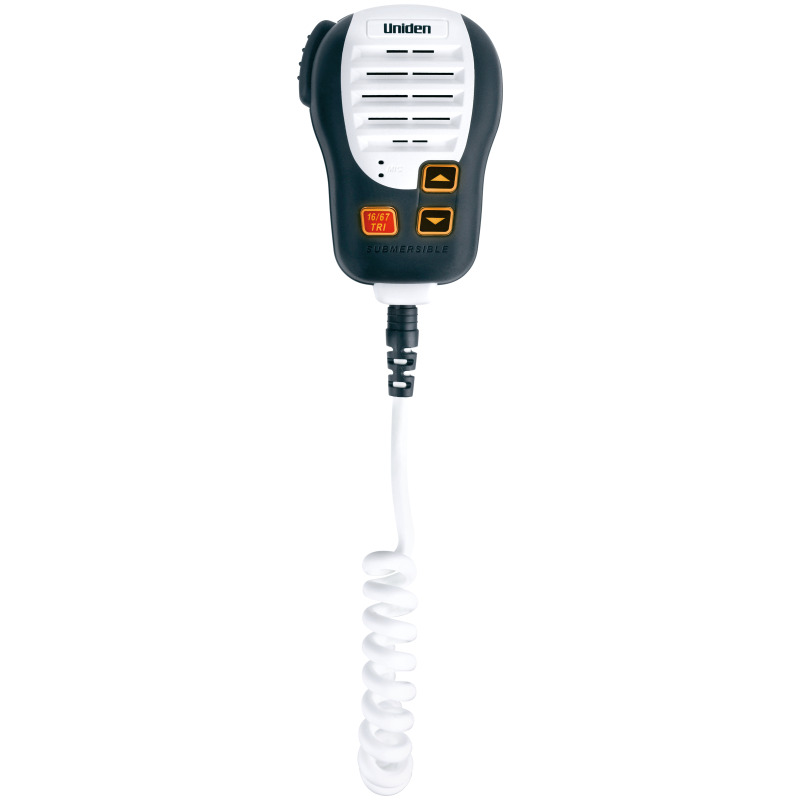 Radio Móvil Marino VHF color blanco con receptor de GPS integrado puerto de conexión NMEA 2000 25W de potencia de RF sumergible IPX8 image 8