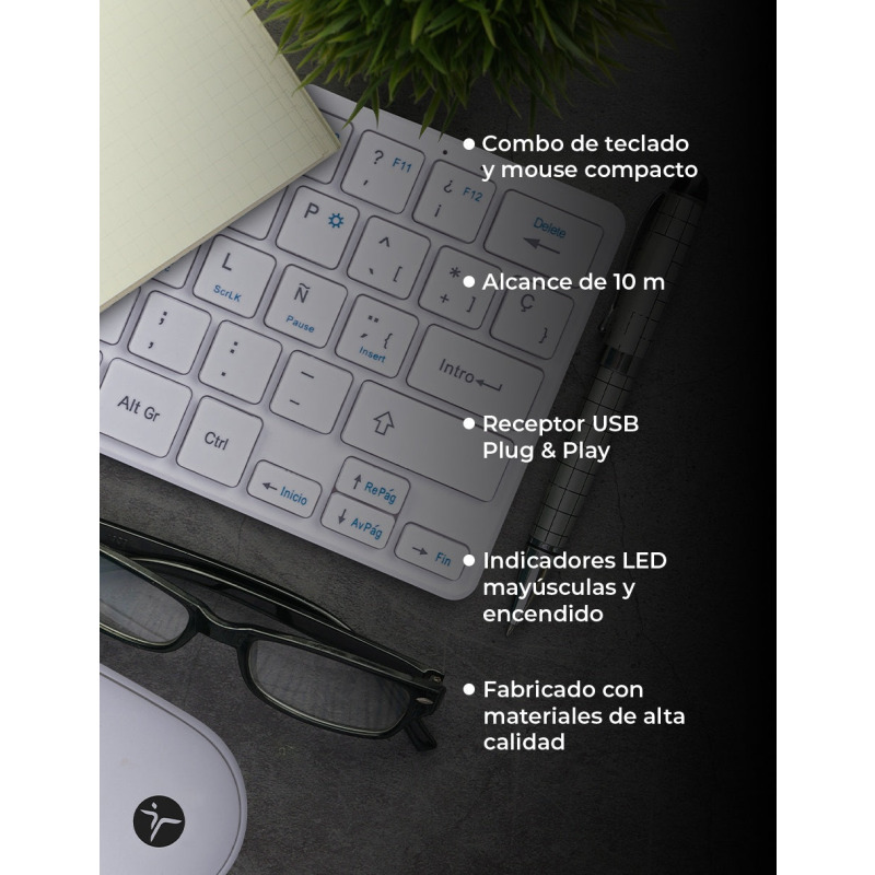 TECLADO/MOUSE TECHZONE TZACCBI04 TECLADO MINI image 6
