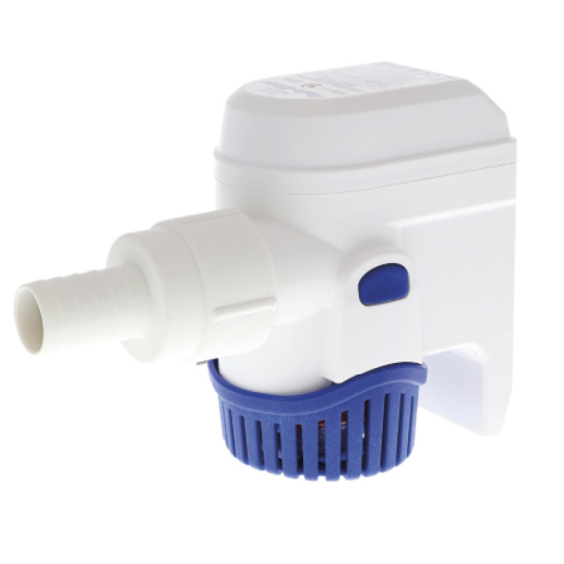 Bomba sumergible de achique automatizada de 800 galones por hora para conexión de 24 Volts de corriente directa