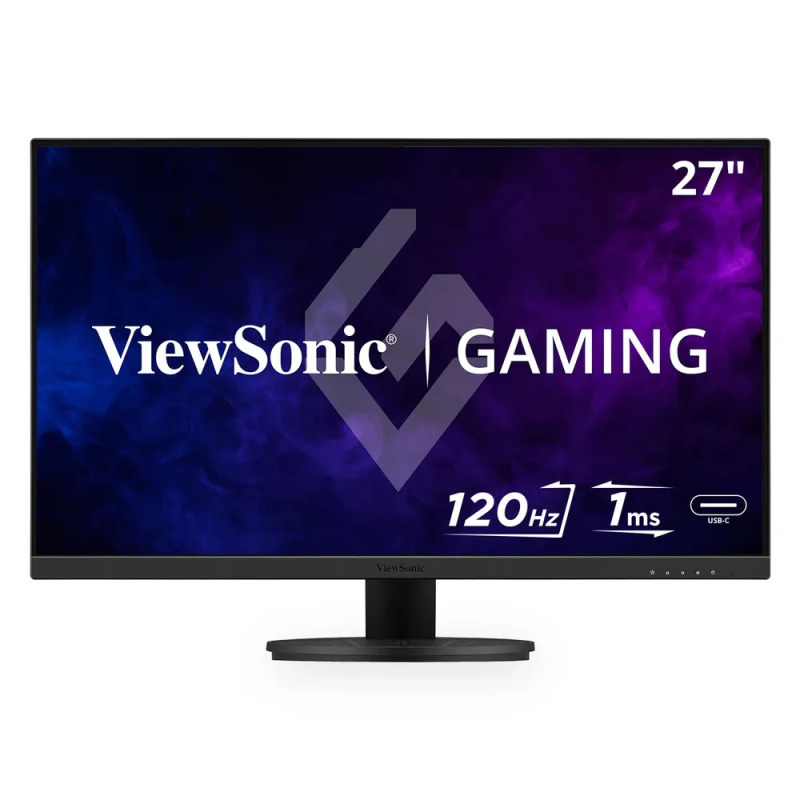 MONITOR VIEWSONIC GAMER VX2716A, 27 PULGADAS, IPS, 1920 X 1080, FULL HD, 120 HZ, 1 MS, CON ALTAVOCES, USB C, HDMI, DISPLAY PORT, 3 AÑOS DE GARANTIA