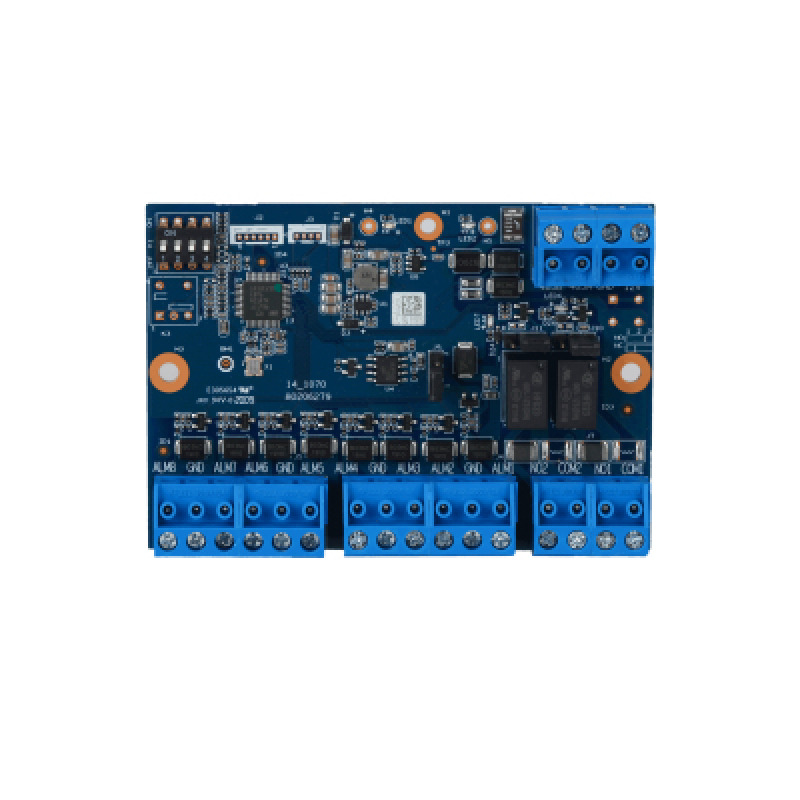 DHI-ARM808-RS Módulo de expansión de entradas para paneles/ 8 entradas de alarma/ 2 salidas NO-NC con jumper/ Direccionable con DIP Switch/ Configuración para fin de línea de 2K7, 4K7 y 6K8/ Para paneles ARC3008C, ARC9016C, ARC2008C y ARC2016C