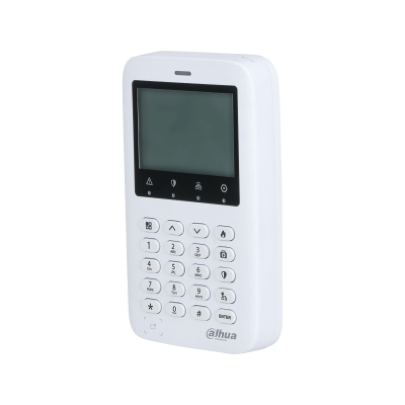 DAHUA DHI-ARK50C-R Teclado controlador de paneles ARC9 y ARC2/ Indicador de estatus de zona, armado y desarmado/ Armado y desarmado con NIP y Tarjeta IC / Múltiples funciones de cancelación, bypass, operaciones con relevadores 