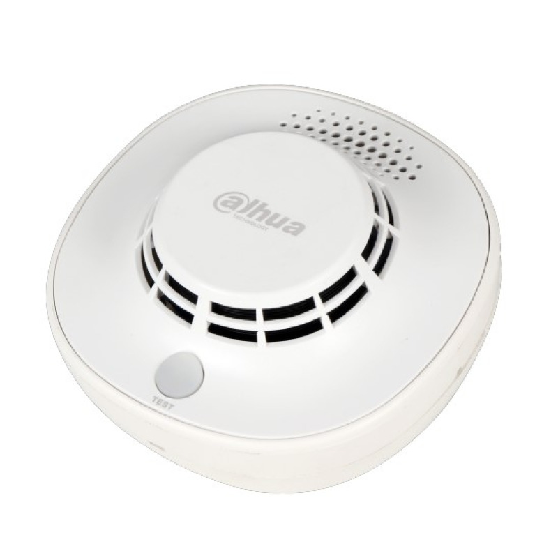 DAHUA FAD201A Detector de humo no direccionable de 4 hilos/ Sensor fotoeléctrico infrarrojo/ Procesamiento MCU, eliminar falsas alarmas/ Relé de salida NO y LED indicador de alarma/ Diseño de placa de circuito de dispositivo de montaje superficial (SMD)