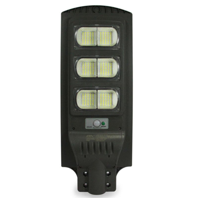 Alumbrado Publico con Panel Solar y Sensor de Movimiento de 120 W/ Luz 6 500 K / Dimensiones 625 x 240 mm / Ángulo de Luz 120