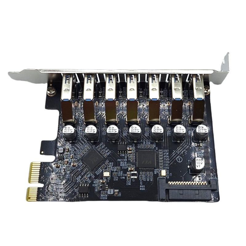 Tarjeta PCI Express X-Media XM-PEX-U307 con 7 puertos USB 3.0 transferencia de hasta 5Gbps por puerto image 5