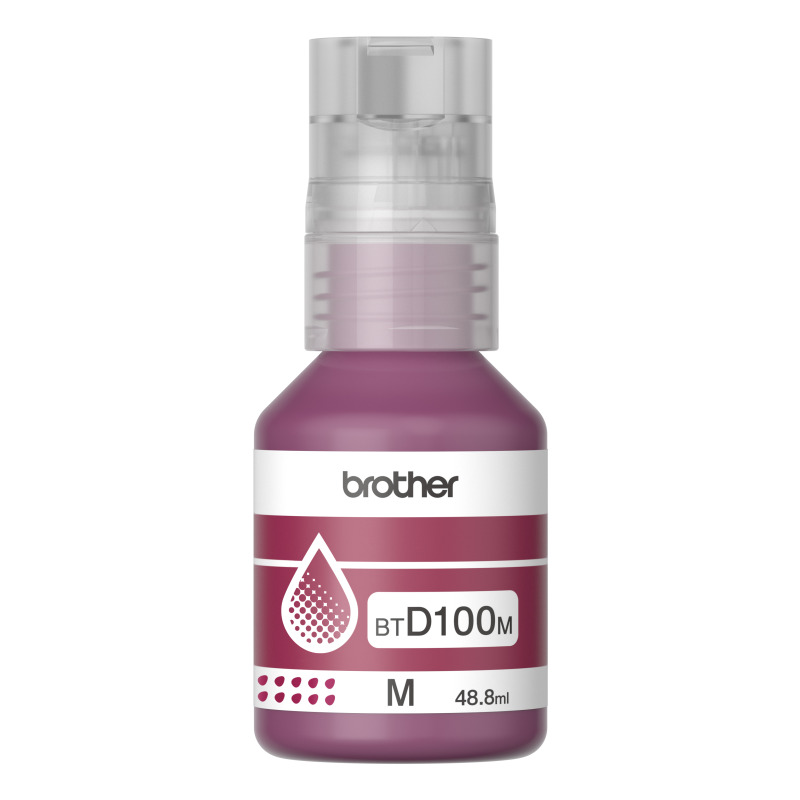 BOTELLA DE TINTA BROTHER MAGENTA BTD100M DE ULTRA ALTO RENDIMIENTO DE HASTA 5,000 PGINAS COMPATIBLE CON DCPT230, DCPT530DW, DCPT730DW, MFCT930DW image 3