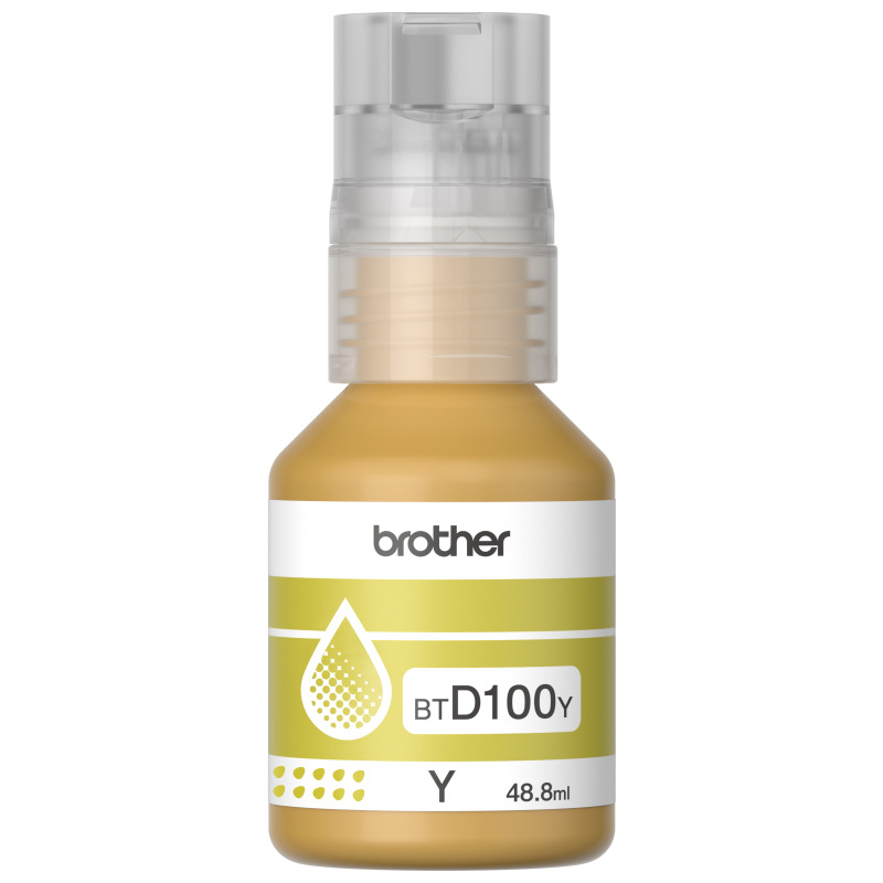 BOTELLA DE TINTA BROTHER AMARILLO BTD100Y DE ULTRA ALTO RENDIMIENTO DE HASTA 5,000 PGINAS COMPATIBLE CON DCPT230, DCPT530DW, DCPT730DW, MFCT930DW image 3