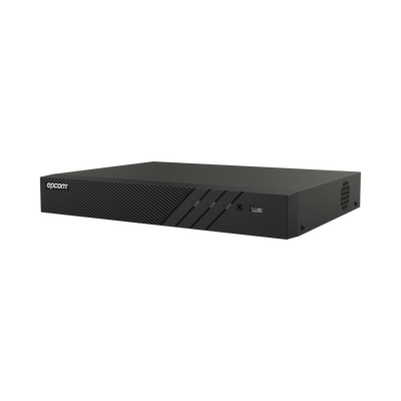 DVR 4 Canales TURBOHD  2 Canales IP / 5 Megapixel Lite  3K Lite / Audio Bidireccional por Coaxitron / Reconocimiento Facial / ACUSENSE Evista falsas alarmas / 1 Bahía de Disco Duro / Salida de Video en Full HD