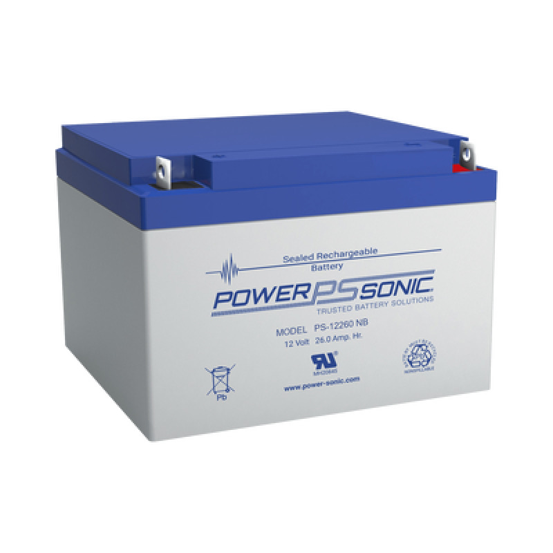 Batería 12V 26AH Para Respaldo Tecnologías AGM/VRLA 5 Años Vida Útil Terminales M5 Reconocida UL   image 2