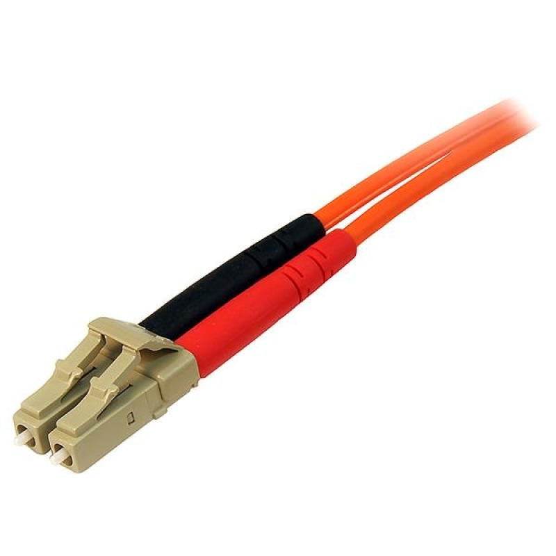 Cable Startech 50FIBLCLC2 2 m red multimodo duplex fibra optica LC-LC 50/125 patch duplex 10Gbit/s cable de conexión LSZH - 50/125 naranja image 3