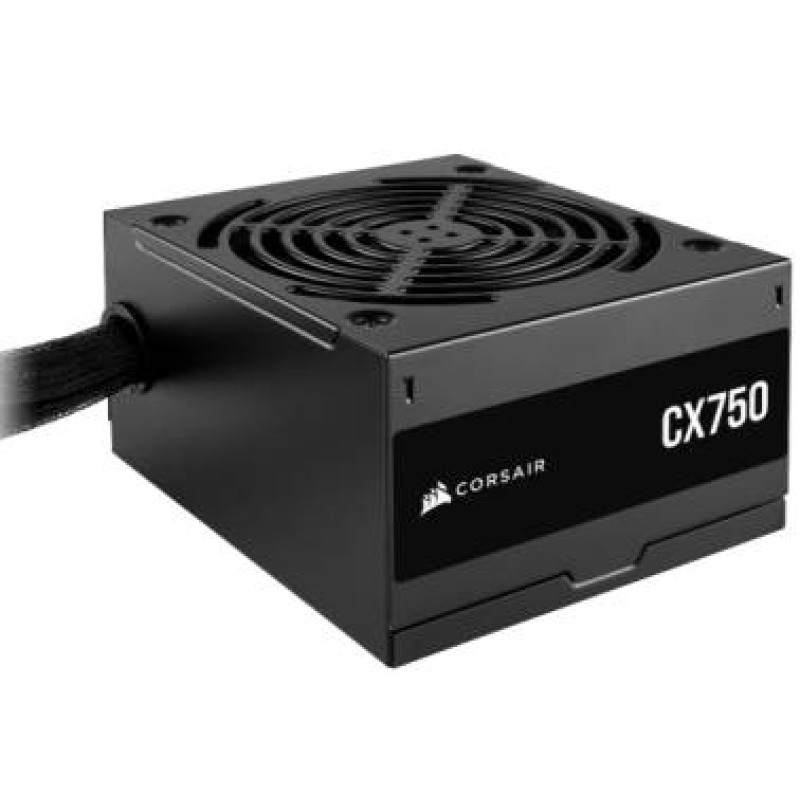 FUENTE DE PODER CORSAIR (CP-9020279-NA) CX750,750W,80 PLUS BRONZE,3 SATA,2 PCIE,VENT 120MM,NEGRO image 2