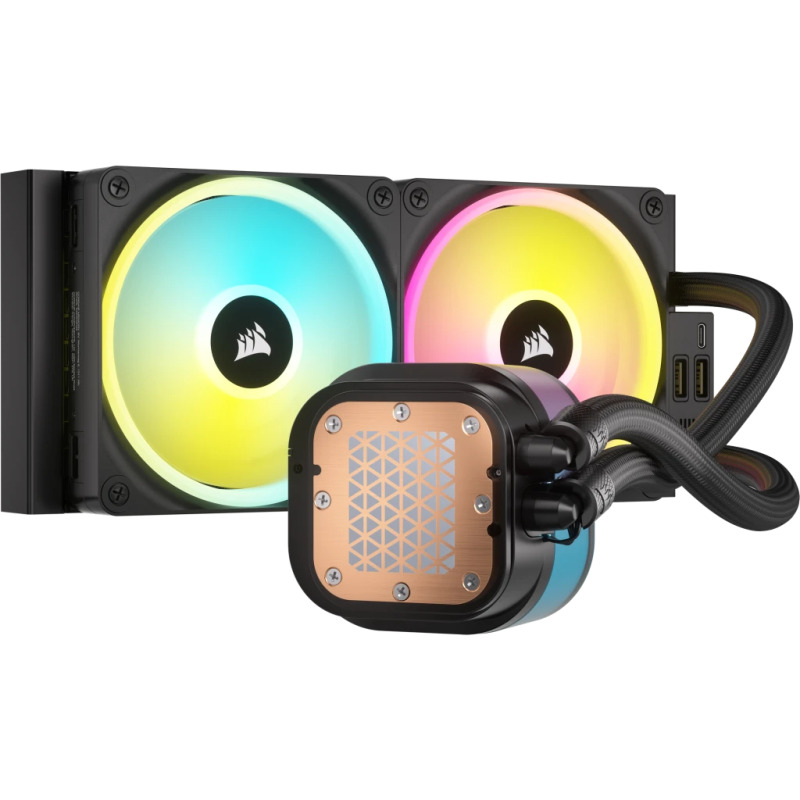 VENTILADOR P/CPU CORSAIR (CW-9061007-WW) ICUE LINK H100I LCD AIO,240MM,ENFRIAMIENTO LIQUIDO,NEGRO image 4