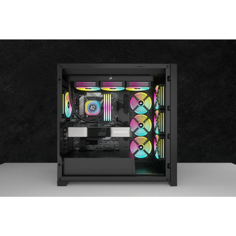 VENTILADOR P/CPU CORSAIR (CW-9061007-WW) ICUE LINK H100I LCD AIO,240MM,ENFRIAMIENTO LIQUIDO,NEGRO image 6