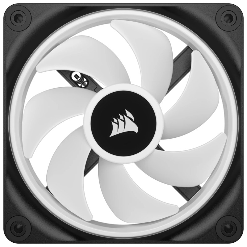 VENTILADOR GABINETE CORSAIR (CO-9051002-WW) ICUE LINK QX120 RGB,3 FAN,120MM,DOMO MAGNETICO,NEGRO image 3