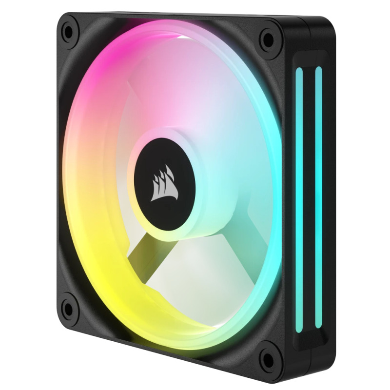 VENTILADOR GABINETE CORSAIR (CO-9051002-WW) ICUE LINK QX120 RGB,3 FAN,120MM,DOMO MAGNETICO,NEGRO image 6