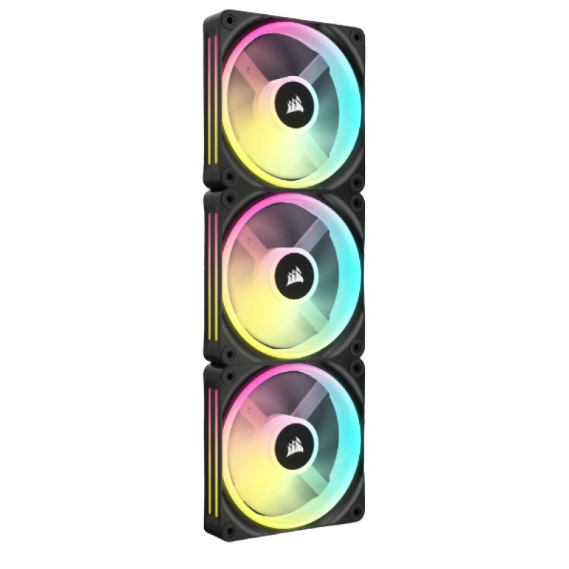VENTILADOR GABINETE CORSAIR (CO-9051002-WW) ICUE LINK QX120 RGB,3 FAN,120MM,DOMO MAGNETICO,NEGRO image 7