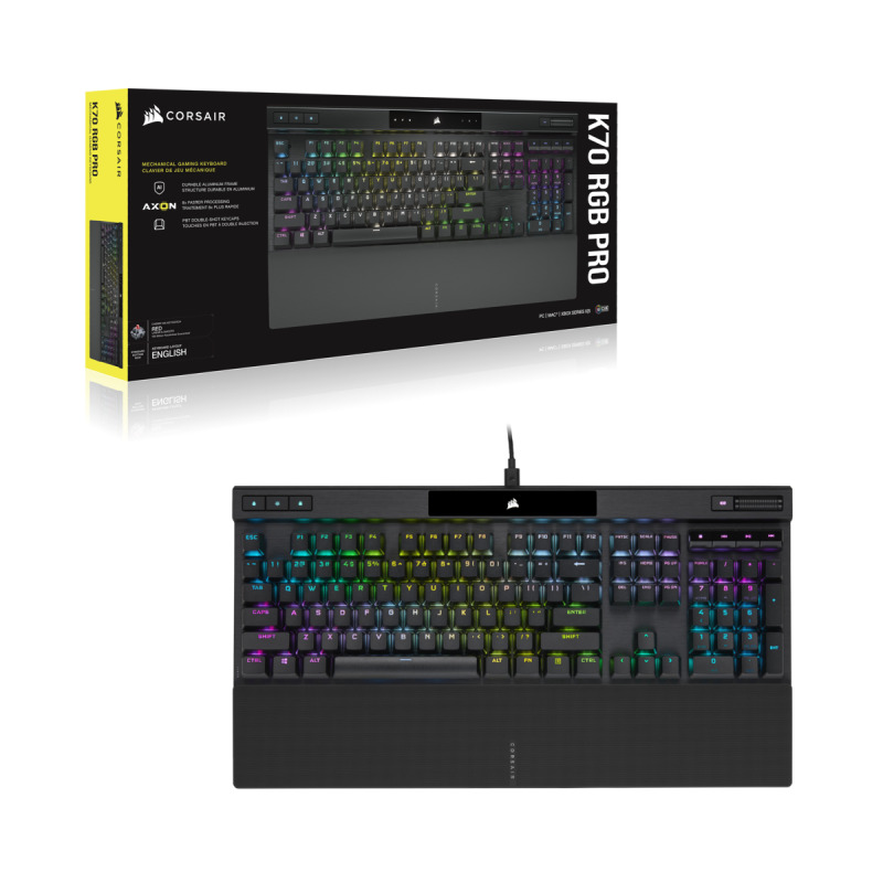 Corsair K70 RGB PRO teclado Juego USB QWERTY Inglés Negro image 16