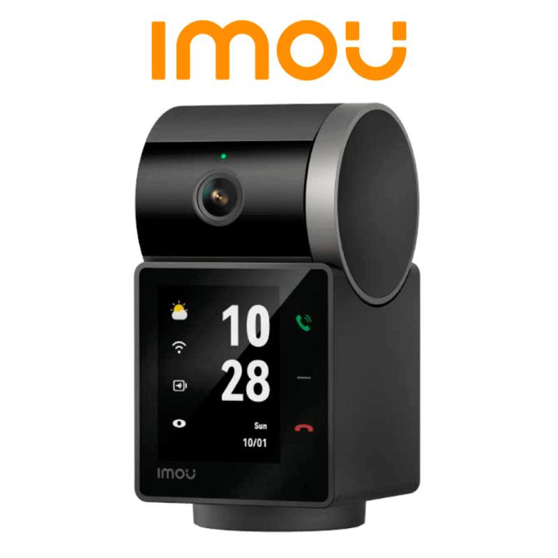 IMOU Rex VT 5MP (IPC-S2VN-5M0WR-imou) - Cámara IP PT Wifi de 5 Megapíxeles/ Modo de privacidad/ Video intercom/ Disuasión activa/ Alarmas de reloj/Smart detection/Audio bidireccional