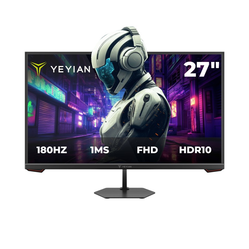 MONITOR GAMER YEYIAN AVANCE 27" FHD 180hz 1ms IPS YMF-IPF27-G1
