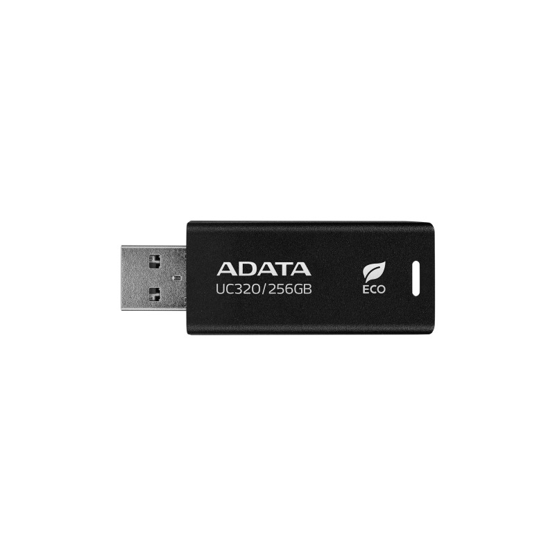 MEMORIA ADATA UC320 256GB CON CONECTOR DESLIZANTE SIN TAPA COLOR NEGRO (UC320-256G-RBK/BK)