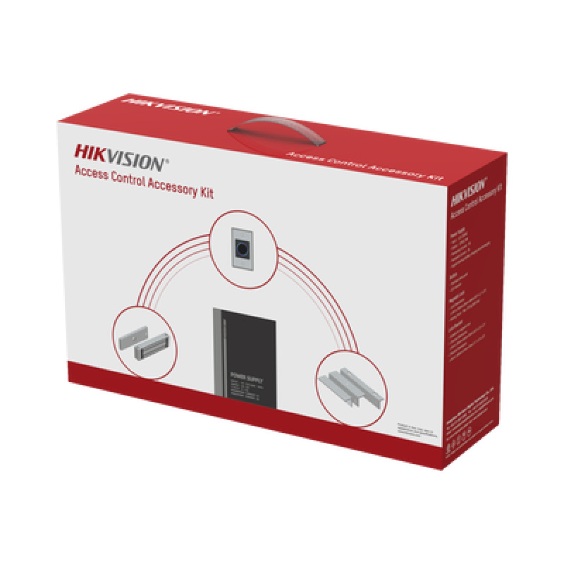Kit de Accesorios para Ctrl de Acceso / Fuente 12 Vcd 2 A Botón de Salida y Chapa Magnética 600 Lbs / Para instalación de control de acceso autónomo Facial Min Moe Teclados Lectores de Huella etc image 2