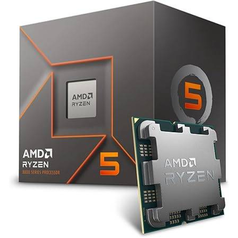 PROCESADOR AMD RYZEN 5 8400F S-AM5 8A GEN / 4.2 - 4.7 GHZ / CACHE 16MB / 6 NUCLEOS / SIN GRAFICOS / CON DISIPADOR / GAMER MEDIO image 2