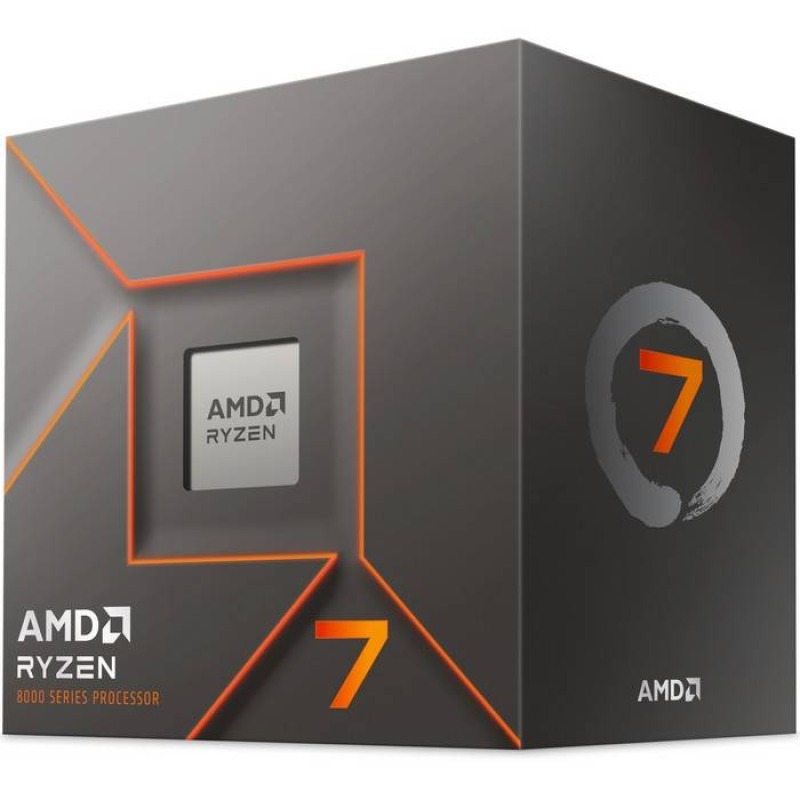 PROCESADOR AMD RYZEN 7 8700F S-AM5 8A GEN / 4.1 - 5 GHZ / CACHE 16MB / 8 NUCLEOS / SIN GRAFICOS / CON DISIPADOR / GAMER ALTO image 2