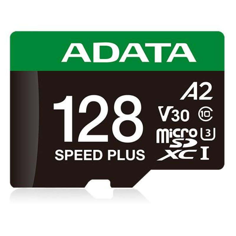 MEMORIA ADATA MICROSDXC SPEED PLUS 128GB CL10 CON ADAPTADOR (UD128GUI3V30A2SP-RA1)