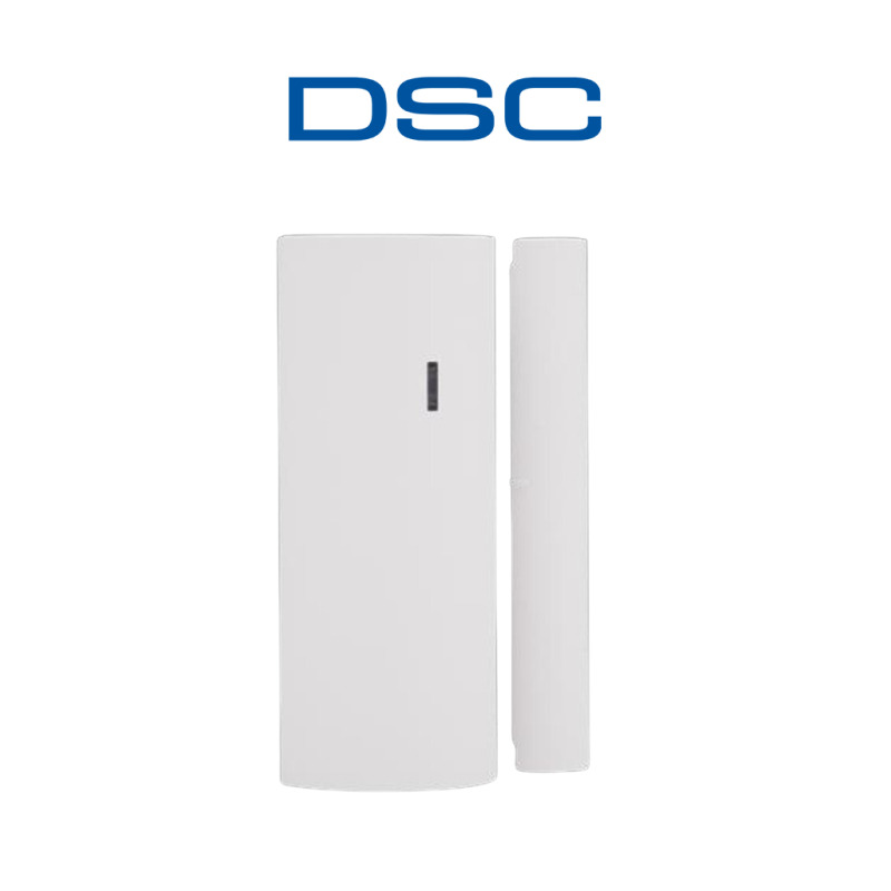 DSC PGP9945E - Contacto Magnético Inalámbrico de Puerta/Ventana Power G c/entrada Auxiliar Rango Extendido compatible con NEO, PRO Qolsys 