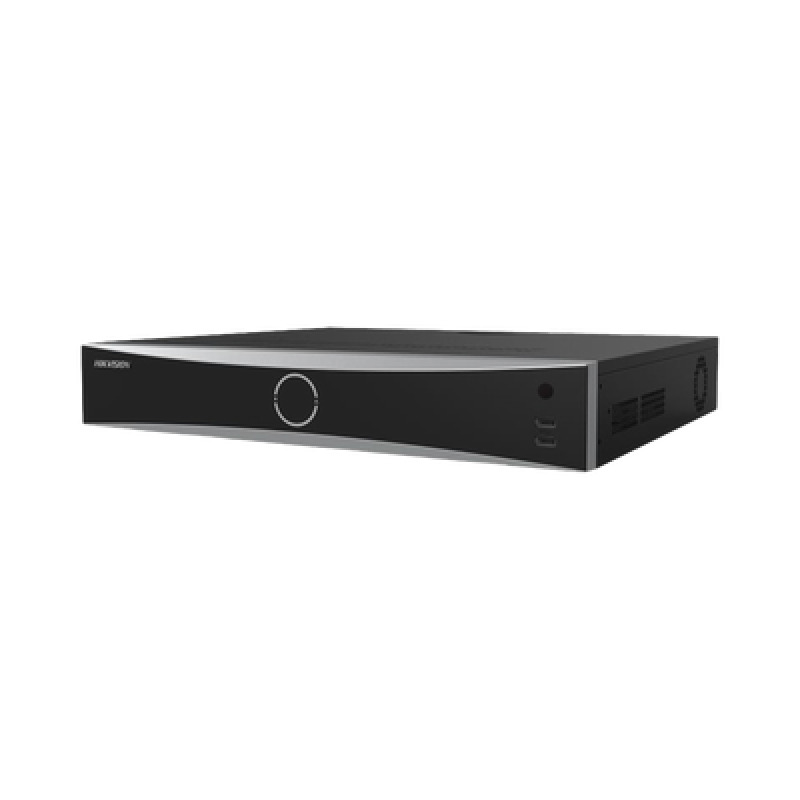 Acusearch NVR 12 Megapixel 4K / 16 canales IP / AcuSense Evita Falsas Alarmas / Reconocimiento Facial /  4 Bahías de Disco Duro /  HDMI en 4K / Alarmas I/O