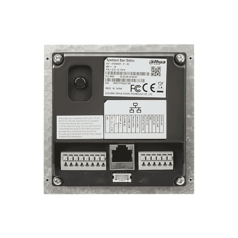 DAHUA DHI-VTO4202F-P-S3 - Modulo de Camara IP de 2 Megapixeles para Videoportero Modular con 160 Grados de apertura y protección IP65 e Ik10 con conexión RJ45 & 2 Wire image 7