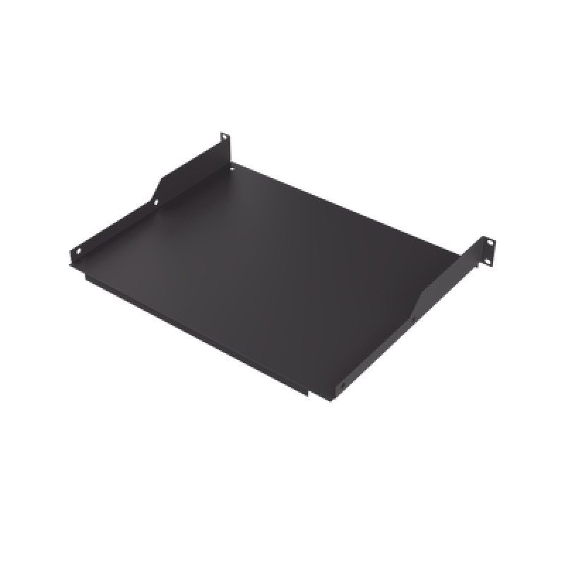 Charola para Soportar Equipos en Rack de 19 in Profundidad de 34 cm Color Negro 1U