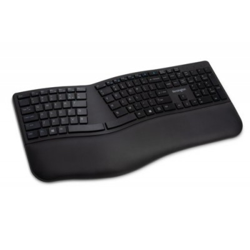 Kensington ProFit Ergo Wrlss teclado RF inalámbrica + USB QWERTY Español Negro