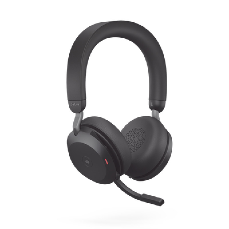 Jabra Evolve2 75 Auricular stereo versión MS con cancelación de ruido activa dongle USBA indicador de ocupado Busylight27599999999 image 2