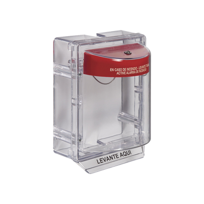 Cubierta Protectora Serie Stopper II De Policarbonato Con Bocina Espaciador Transparente Etiqueta en Español