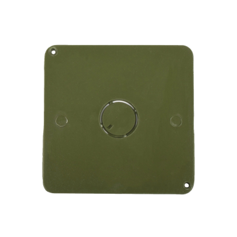 Tapa  para Caja Cuadrada de 1/2 para instalaciones con tubería PVC Conduit pesado