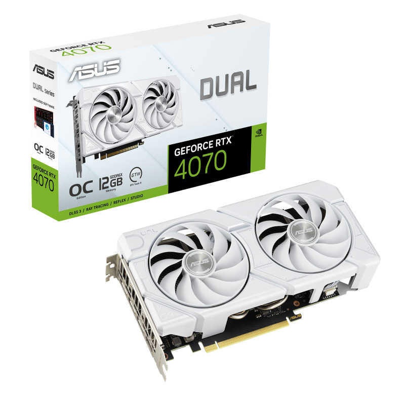 TARJETA DE VIDEO ASUS NVIDIA RTX4070 /PCIE X16 4.0 /12GB GDDR6X /HDMI /3X DP /ESTANDAR /GAMA ALTA /BLACA image 12
