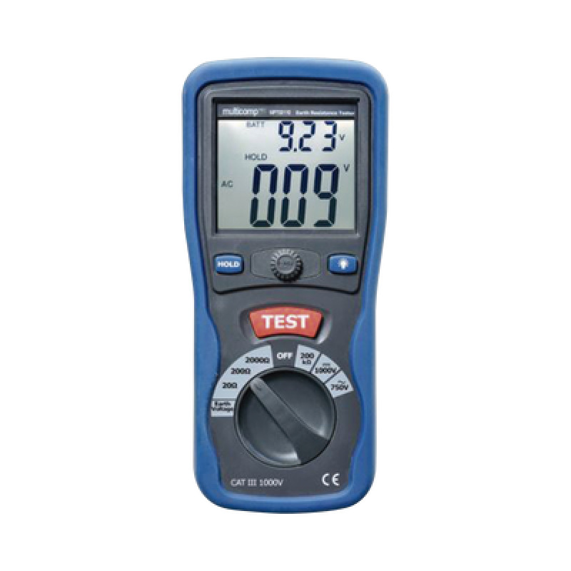 KIT de Medidor de Resistencia a Tierra Digital  Terrómetro  a 3 hilos  CAT III / 1000 V image 4