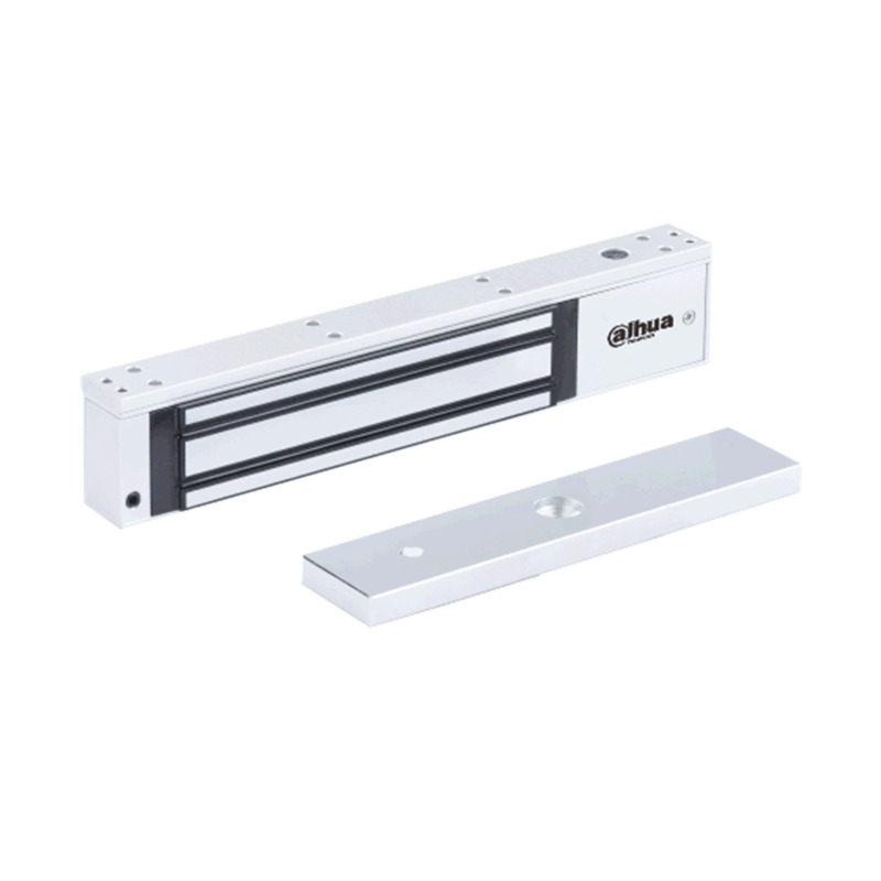 DAHUA ASF280A - Cerradura Magnética de 280 KG/ Voltaje Dual de 12 o 24 VDC/ Dispositivo de Protección Anti Corriente Inversa (MOV)/ Aluminio Alta Resistencia/ Admite Retroalimentación de Señal