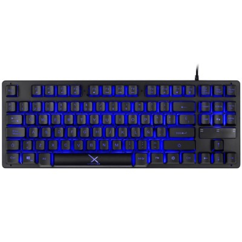 TECLADO XZEAL (XSATGA1B) XST-300, ALAMBRICO, MEMBRANA, 88 TECLAS, 60%, LED MULTICOLOR, USB, NEGRO image 2