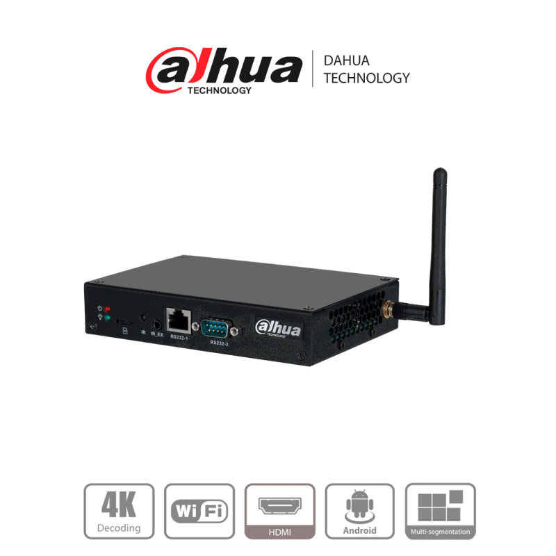 DAHUA DHI-DS04-AI400 - Caja de Control Multimedia para Señalización Digital/ Android/ Compatible con Software MPS para Administración/ Ethernet