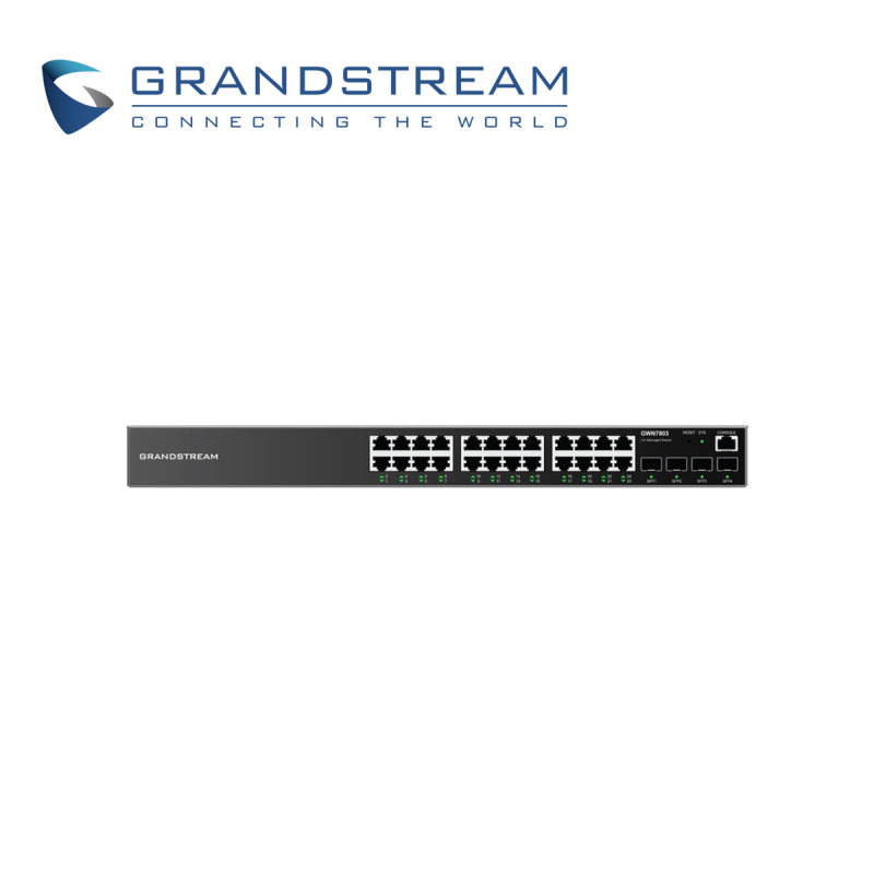 Switch Gigabit PoE Administrable / 24 puertos 10/100/1000 Mbps  4 Puertos SFP Uplink / Hasta 360W / Compatible con GWN Cloud image 4