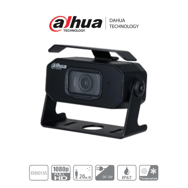 DAHUA HMW3200(2.1mm) - Cámara Cubo para DVR Móvil de 2 Megapixeles/ Lente de 2.1 mm/ 128 Grados de Apertura/ IR para 20 Mts/  A prueba de Choques/ IP67/ Microfono Integrado/ image 2