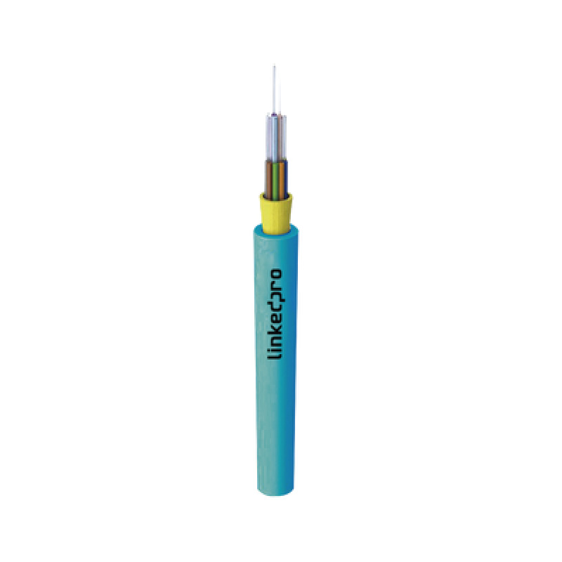 Cable de Fibra Óptica Multimodo OM4 50/125 6 hilos para Interior Tight Buffer 900m OFNR Riser Dieléctrica Precio Por Metro