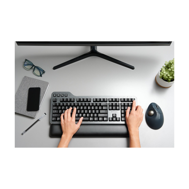 Kensington Pro Fit Ergo TB550 ratón Oficina Diestro RF inalámbrico + bluetooth Trackball 1600 DPI image 10