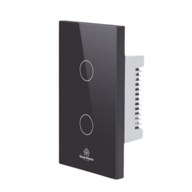 ZigBee Apagador switch inalámbrico ZigBee control de 2 regresos de carga 110V