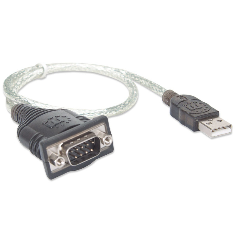 MANHATTAN 205146 - Convertidor USB a Serial RS232/COM/DB9 / Chip Prolific PL-2303 / Calibre 24AWG / 45 cm / Empaque tipo Blíster  image 5