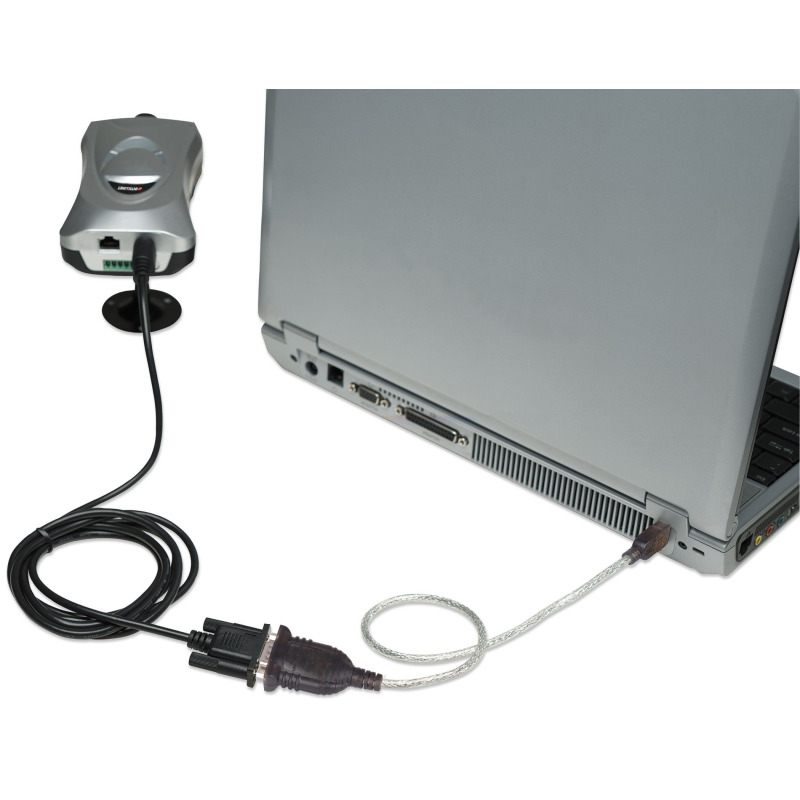 MANHATTAN 205146 - Convertidor USB a Serial RS232/COM/DB9 / Chip Prolific PL-2303 / Calibre 24AWG / 45 cm / Empaque tipo Blíster  image 9
